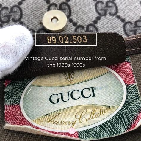 numbers with gucci print in it|A Quick Guide to Authentic Gucci Serial Numbers.